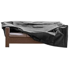 Black Divide Outdoor Sofa Cover